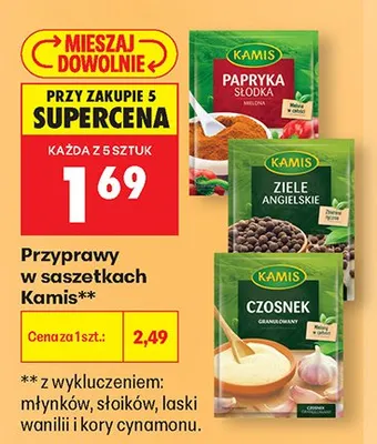 Papryka Słodka mielona Kamis promocja w Biedronka