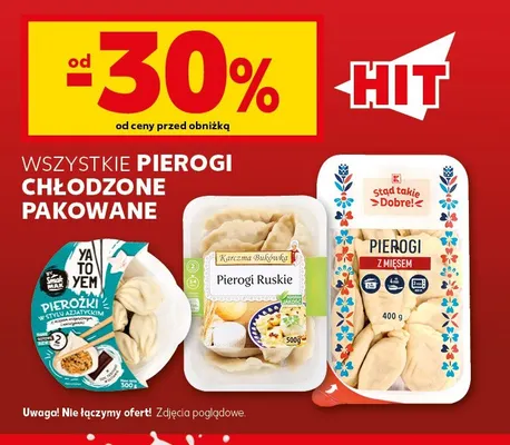 Pierogi chłodzone pakowane promocja w Kaufland