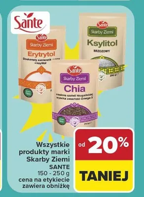 Erytrytol Sante Skarby Ziemi promocja w Carrefour