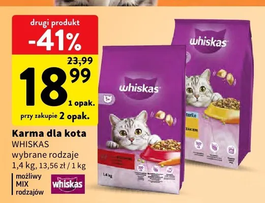 Karma dla kota promocja w Intermarche