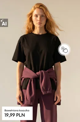Bawełniana koszulka promocja w Sinsay