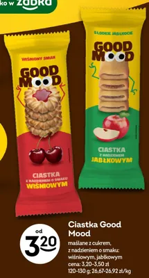 Ciastka Good Mood maślane z cukrem promocja w Żabka