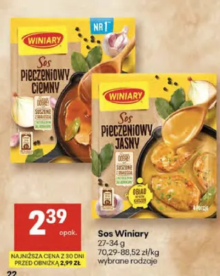 Sos Winiary promocja w Delikatesy Centrum
