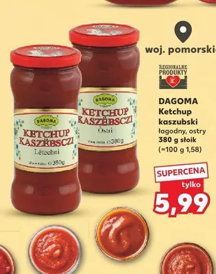 Ketchup kaszubski Dagoma promocja w Kaufland