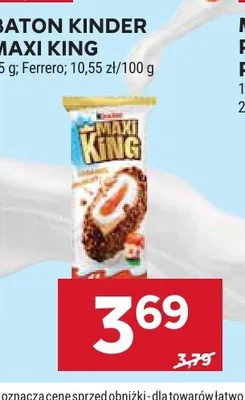 Baton Kinder Maxi King promocja w Stokrotka