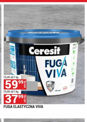 Fuga elastyczna Viva Ceresit 2 kg promocja w Merkury Market