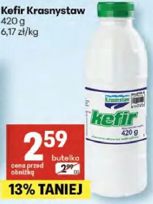 Kefir Krasnystaw promocja w Delikatesy Centrum