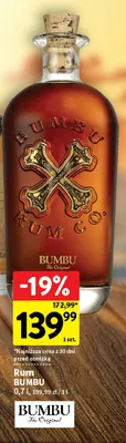Rum Bumbu promocja w Intermarche