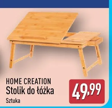 Stolik do łóżka  promocja w Aldi