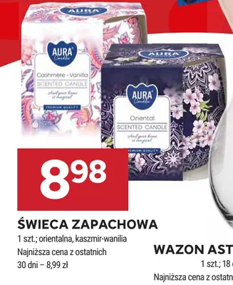 Świeca zapachowa orientalna, kaszmir-wanilia promocja w Stokrotka