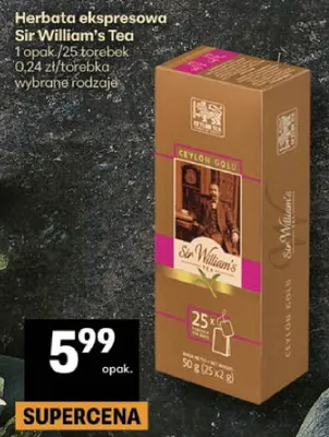 Herbata ekspresowa promocja w Delikatesy Centrum