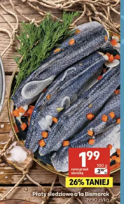 Płaty śledziowe a'la Bismarck promocja w Delikatesy Centrum