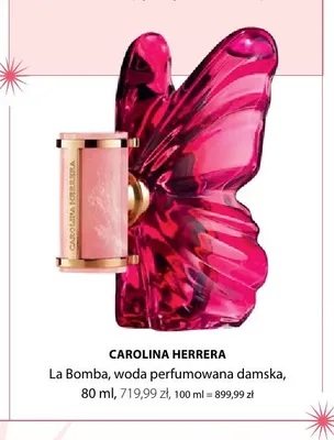 Woda perfumowana damska Carolina Herrera La Bomba promocja w Hebe