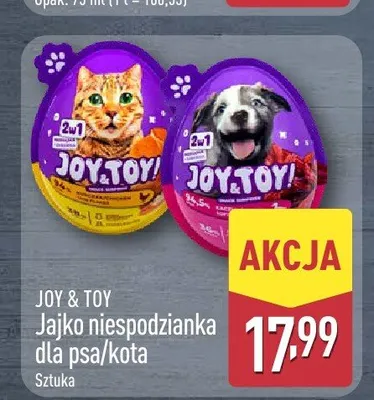 Jajko niespodzianka Joy & Toy promocja w Aldi