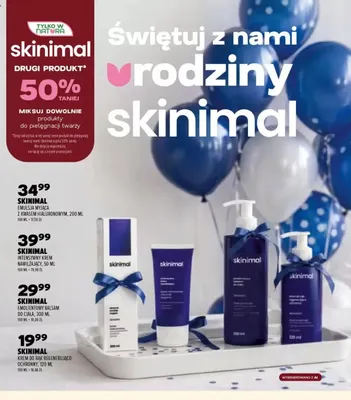 Emolientowy balsam do ciała Skinimal promocja w Drogerie Natura