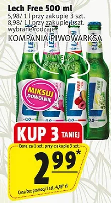 Piwo Lech Free bezalkoholowe Kompania Piwowarska promocja w Prim Market