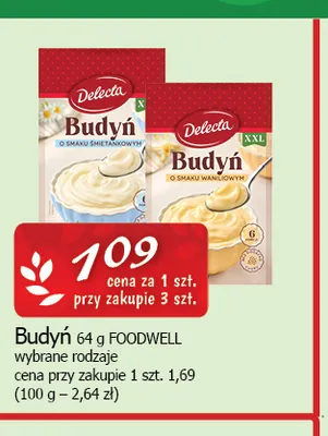 Budyń Delecta promocja w CEZAR Delikatesy