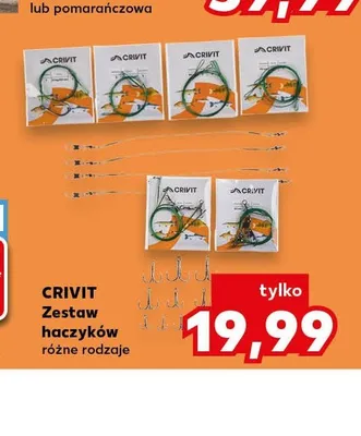 Zestaw haczyków CRIVIT promocja w Kaufland