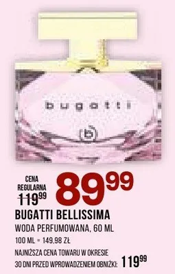 Perfumy bellissima woda perfumowana promocja w Drogerie Natura