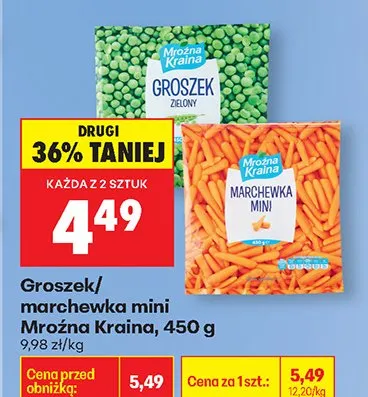 Groszek zielony 450 g promocja w Biedronka