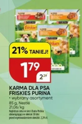 Karma dla psa friskies purina promocja w Chata Polska