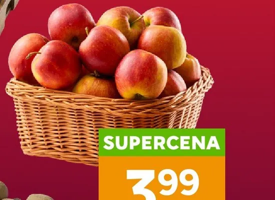 Jabłka szampion polska promocja w Stokrotka