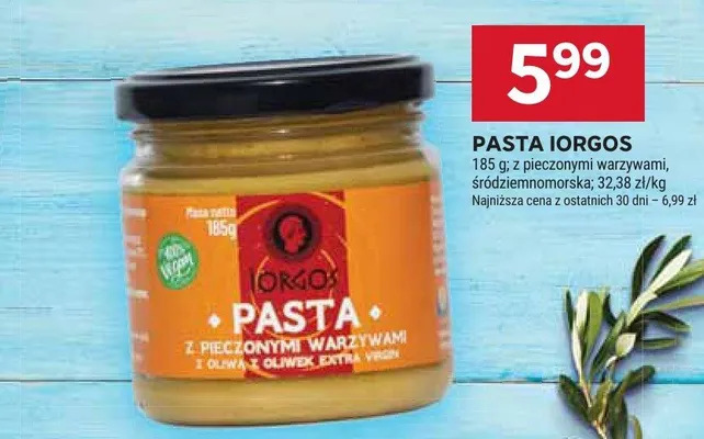 Pasta śródziemnomorska IORGOS promocja w Stokrotka
