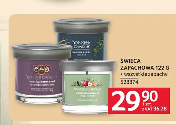 Świeca zapachowa Yankee Candle 122g promocja w Selgros