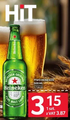 Piwo Heineken 500ml promocja w Selgros