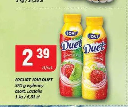 Jogurt Jowi Duet egzotyczny promocja w Chorten