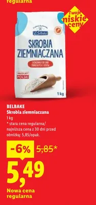 Skrobia ziemniaczana Belbake promocja w Lidl