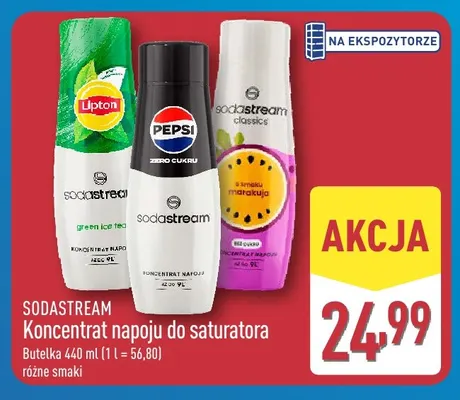 Koncentrat napoju do saturatora Classics marakuja Sodastream promocja w Aldi
