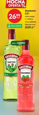 Wódka Absolwent Kaktus promocja w Żabka