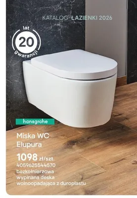 Miska WC Hansgrohe Elupura promocja w Castorama