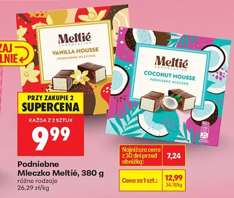 Podniebne mleczko różne rodzaje promocja w Biedronka