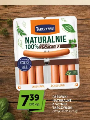 Parówki Naturalnie z szynki Tarczyński promocja w ABC