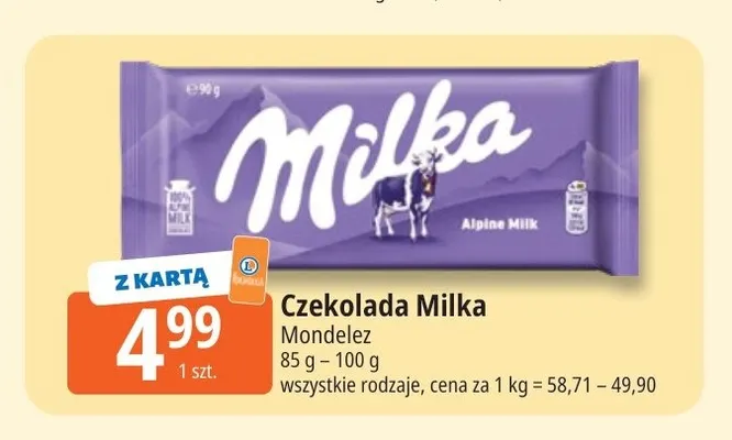 Czekolada Milka promocja w Leclerc
