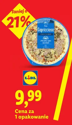 Pizza Capricciosa Chef Select promocja w Lidl
