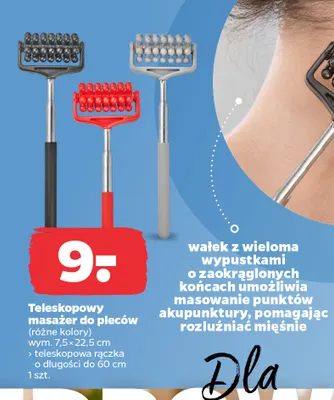 Teleskopowy masażer do pleców promocja w Netto
