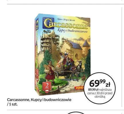 Gra Carcassonne Kupcy i budowniczowie promocja w Empik
