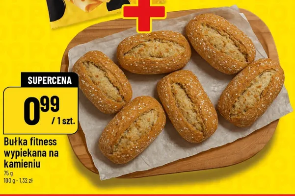 Bułka fitness wypiekana na kamieniu promocja w POLOmarket