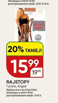 Rajstopy Arges promocja w Chata Polska