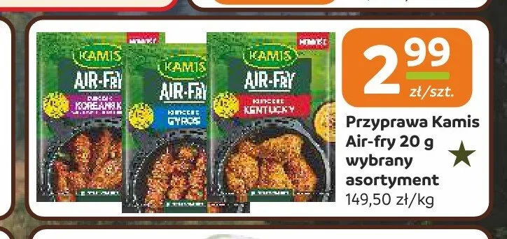 Przyprawa Kamis Air-Fry Gyros promocja w Społem Częstochowa