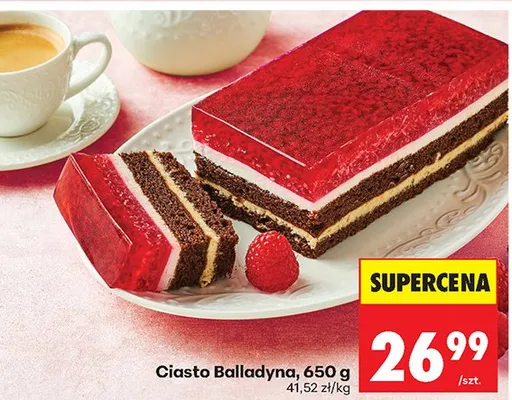 Ciasto Balladyna promocja w Biedronka