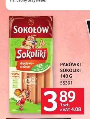Parówki Sokoliki Sokołów promocja w Selgros