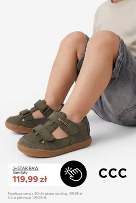 Sandały dziecięce G-Star Raw promocja w CCC