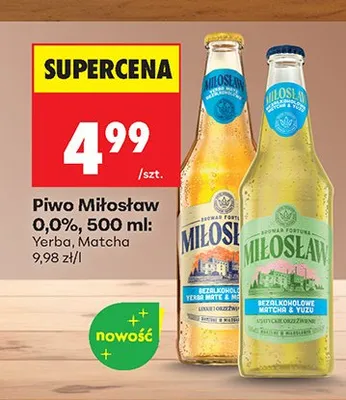 Piwo bezalkoholowe Yerba promocja w Biedronka
