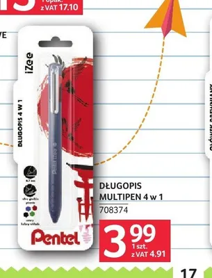 Długopis multipen 4 w 1 Pentel iZee promocja w Selgros