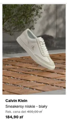 Sneakersy niskie Calvin Klein białe promocja w Lounge by Zalando