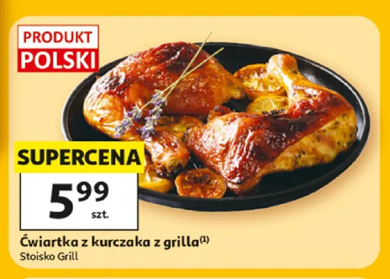 Ćwiartka z kurczaka z grilla promocja w Auchan